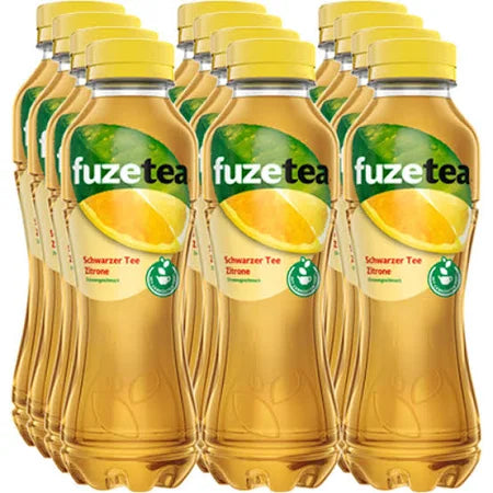 12x Fuze Tea Schwarzer Tee Zitrone PET á 400ml ( inklusive pfand )