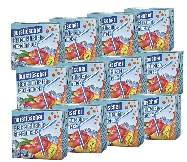 Durstlöscher Durstlöscher Eistee Pfirsich 12x0,5l