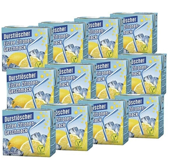 Durstlöscher Eistee Zitrone 12x0,5 l
