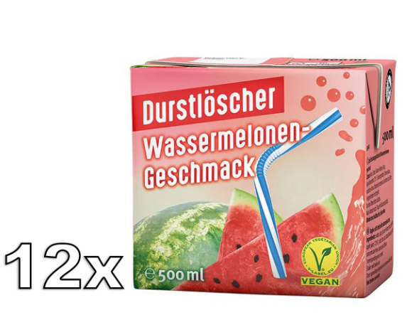 Durstlöscher Wassermelone  12x500ml