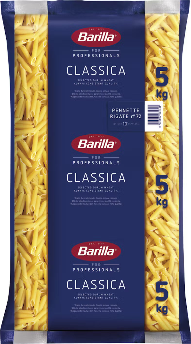 Barilla Pennette Rigate 5 KG