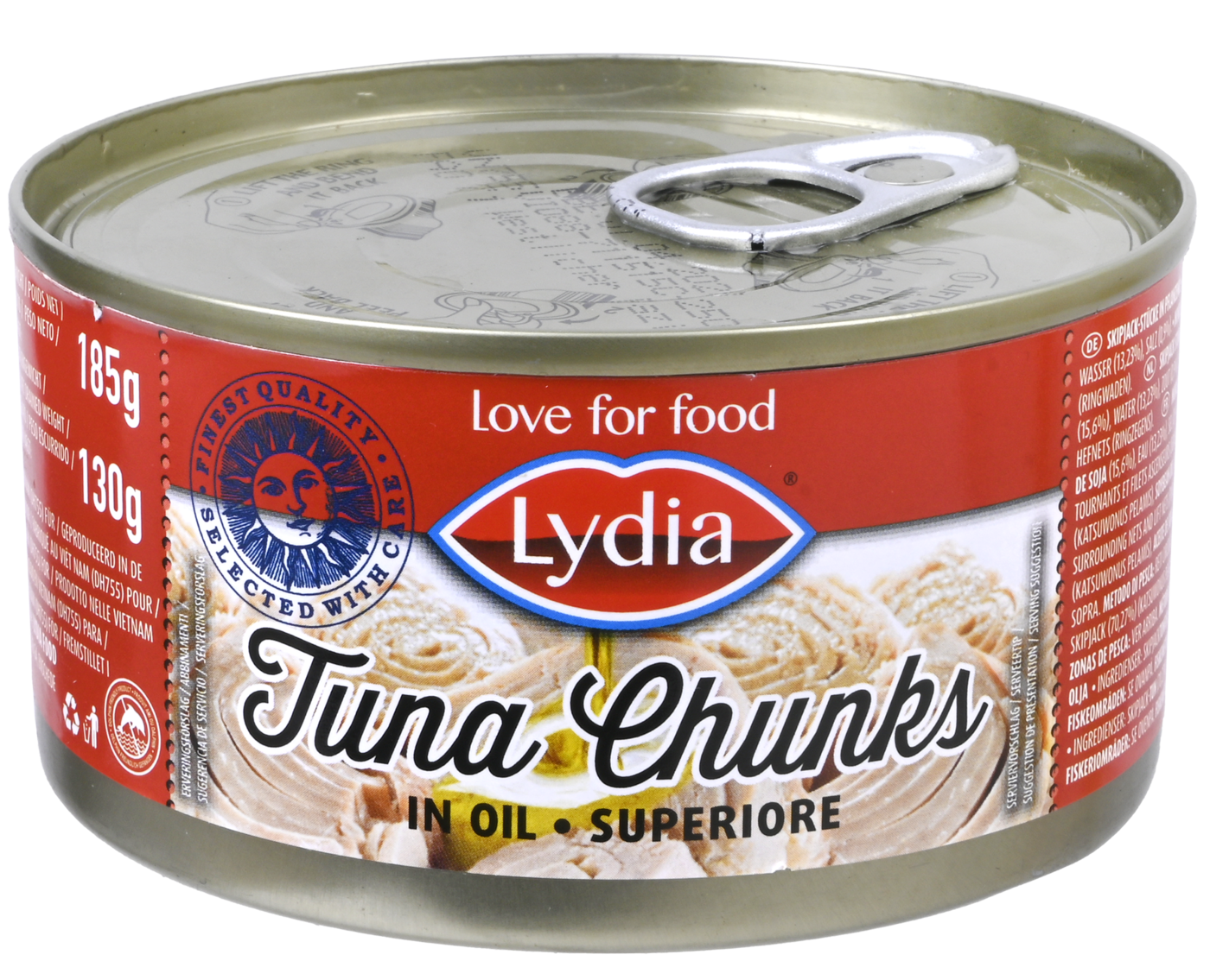 Lydia Thunfischstücke In Öl, 185 g, X 5