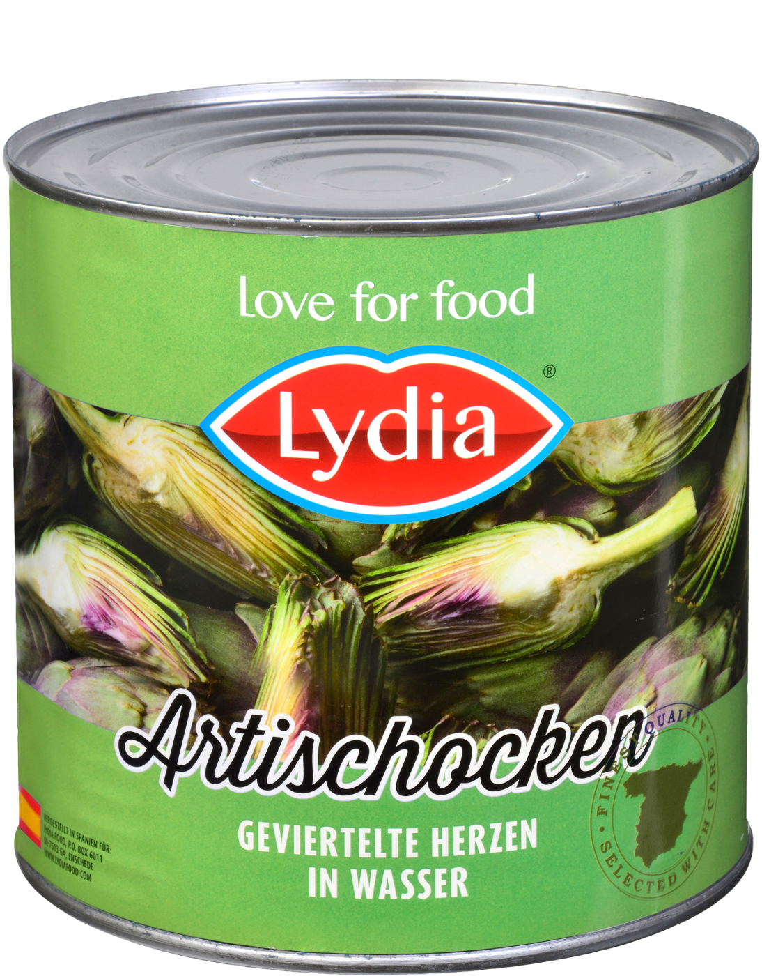 Geviertelte Artischockenherzen 2,650 L !