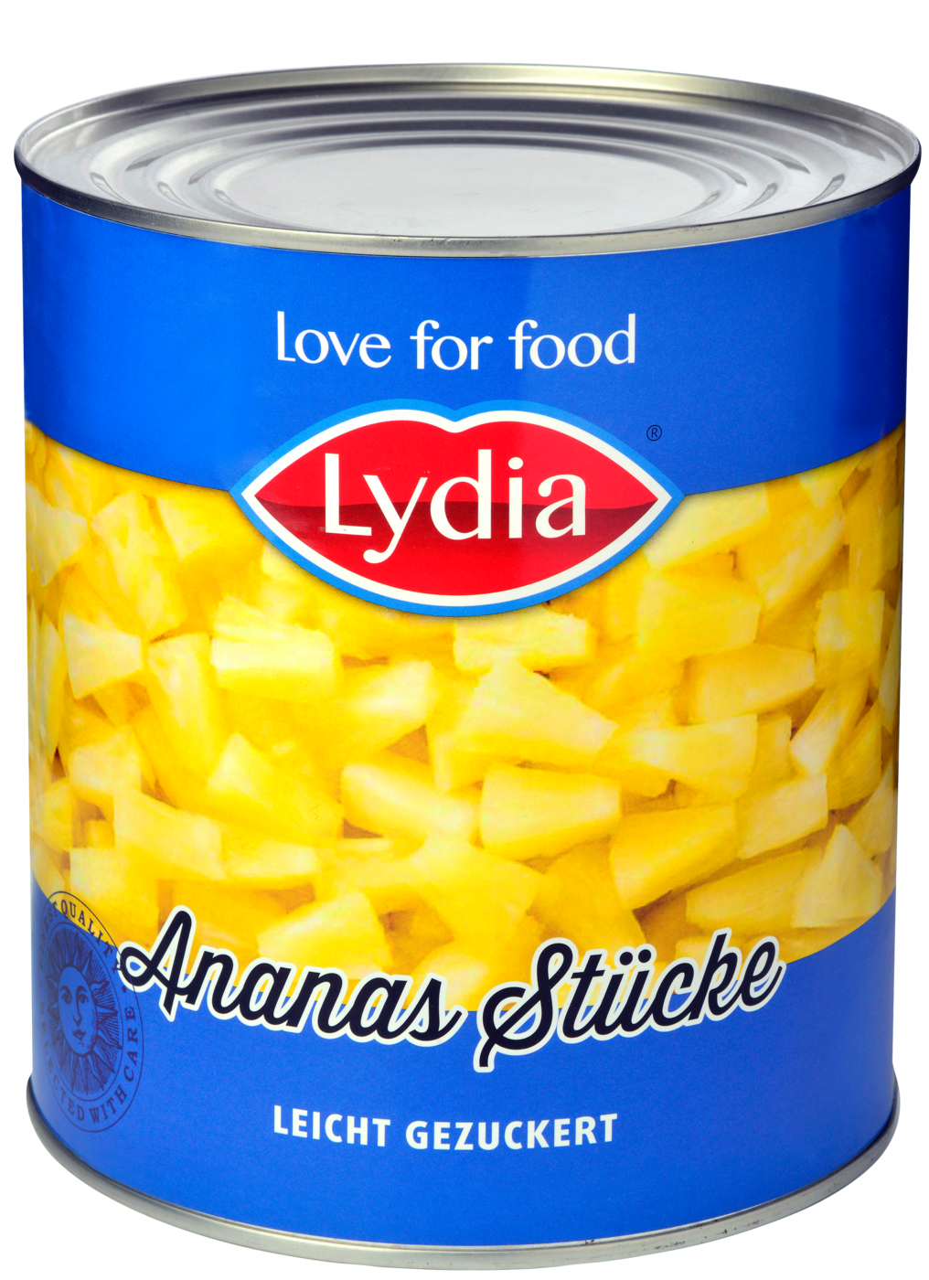 Ananasstücke Pizzacuts in leichtem Sirup 3,1 L, Pro Dose !